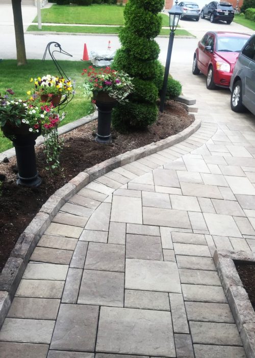 Interlocking driveway project